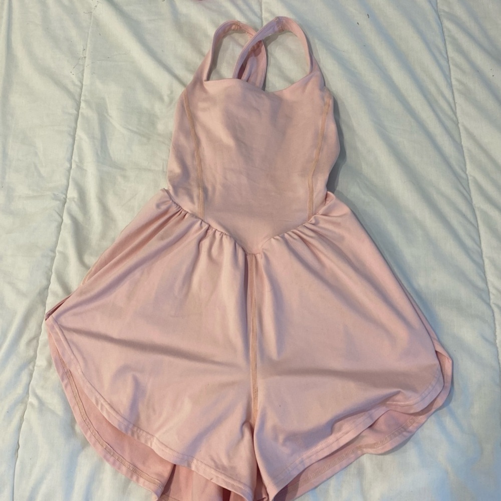 Women’s Pink Sleeveless Romper
